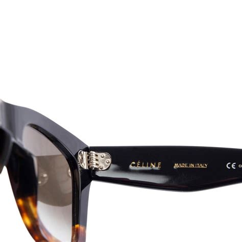 celine ce 41090 sunglasses 0fu5 black havana tortoise|Celine CL 41090/S Havana Black Tortoise Sunglasses. Stunning!.